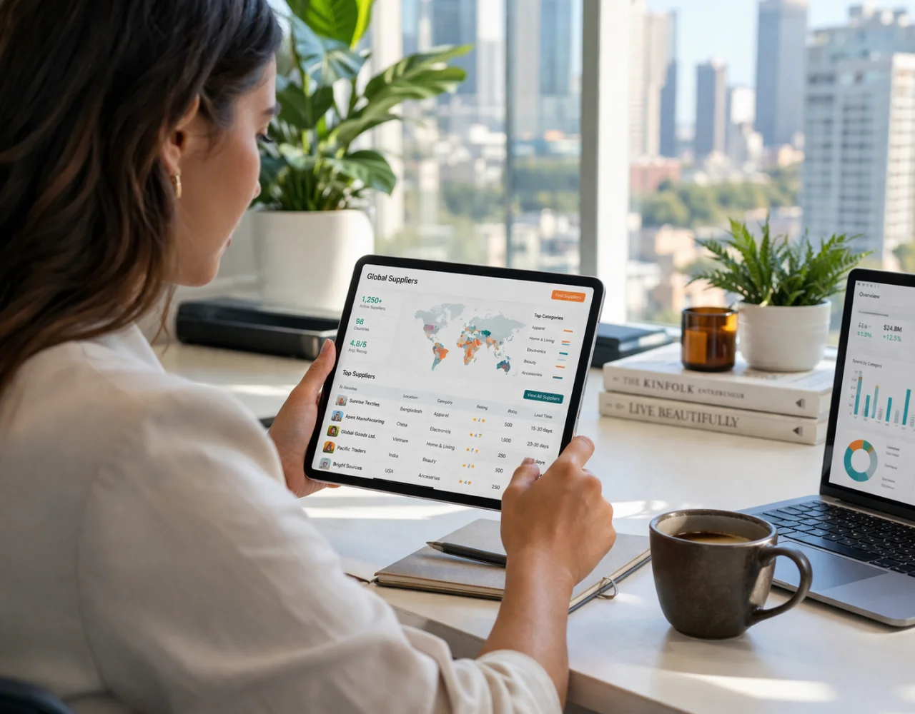 Sourcinq team discussing future sourcing strategy